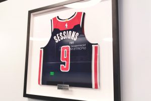 Framed Basketball Jersey