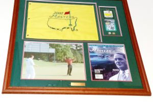 Framed Golf Memorabilia